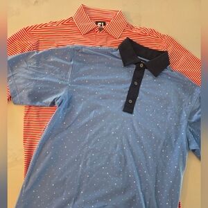2 Footjoy Golf Polo Shirts